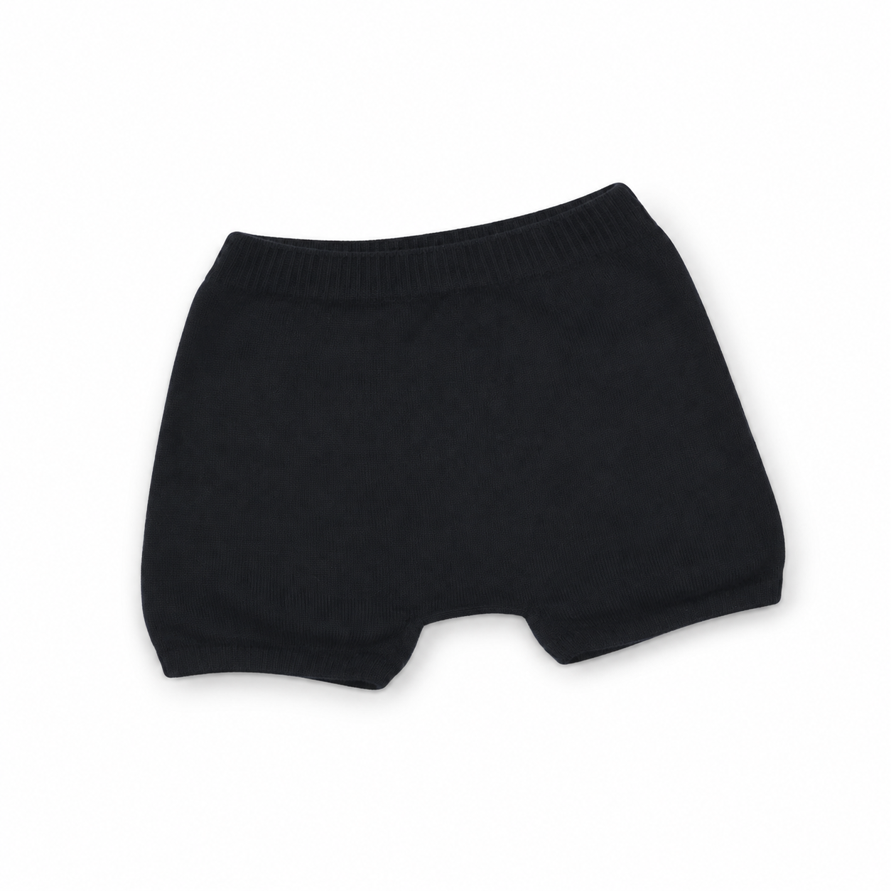 SmartKnitKIDS Seamless Boxer Brief Undies (Small - Black)