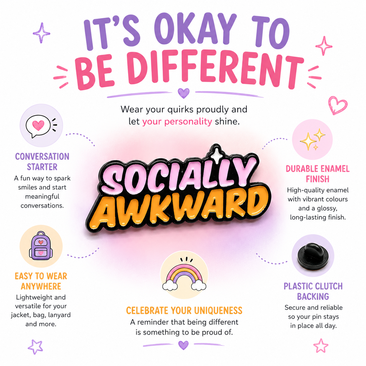 Lapel Pin (socially awkward)