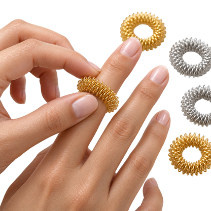 Spiky Finger Rings Mixed (Pack of 5)