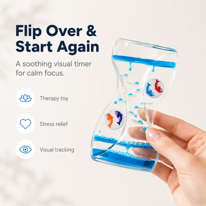 Zigzag Liquid Timer with spinners