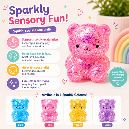 Squishy Glitter Bears