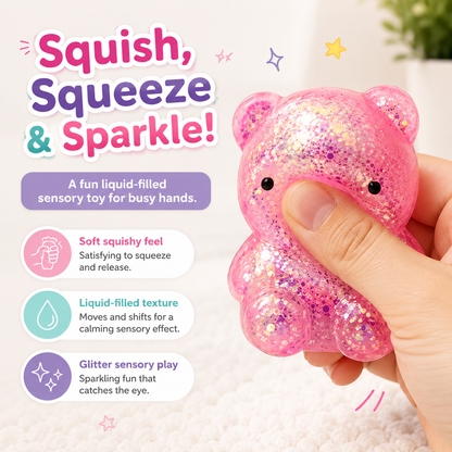 Squishy Glitter Bears
