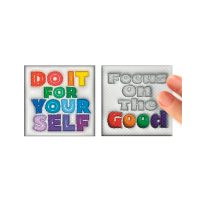 Square Sensory Textured Stickers (Pack of 2)