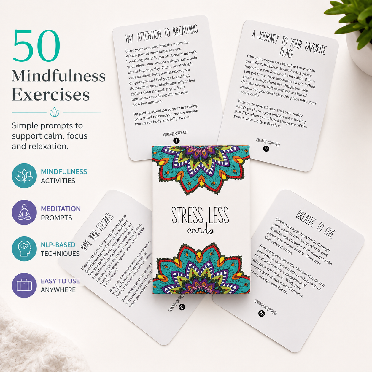 Stress Less Cards