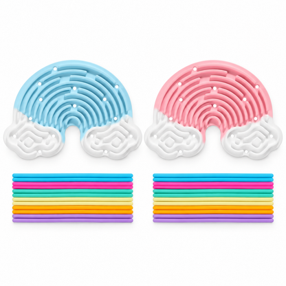 Sensory String Board (Clouds)