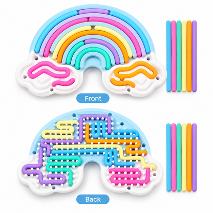Sensory String Board (Clouds)