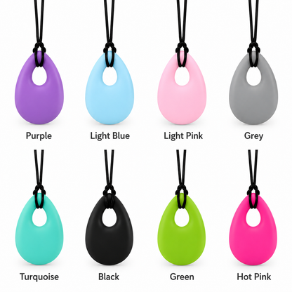 Sensory Chew Necklace (Teardrop)