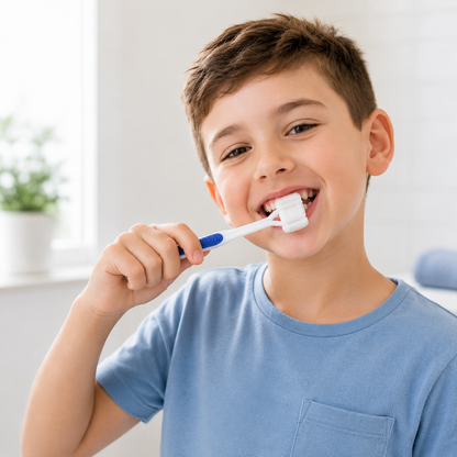 Three Sided Toothbrush