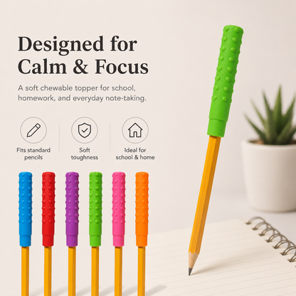 Silicone Chewable Pencil Topper (Tube)