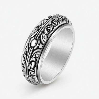 Vintage Engraved Spinner Ring