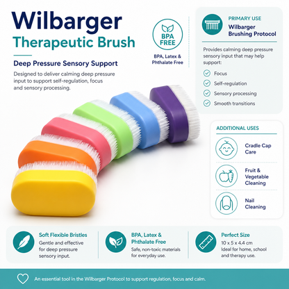 Wilbarger Therapeutic Brush (Multi-colour)