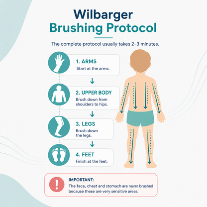 Wilbarger Therapeutic Brush (Multi-colour)