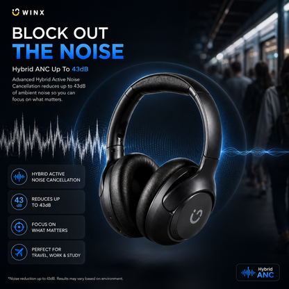 WINX VIBE Pure Hybrid ANC Headphones