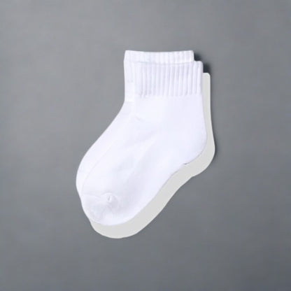 Jefferies Socks Low Seam Quarter Non-Cushion Socks - White