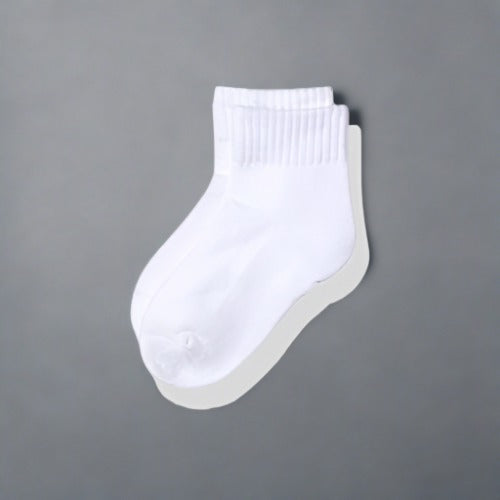 Jefferies Socks Low Seam Quarter Non-Cushion Socks - White
