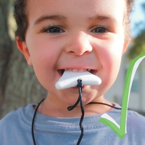 Sensory Chewable Necklace (Shark's Tooth)