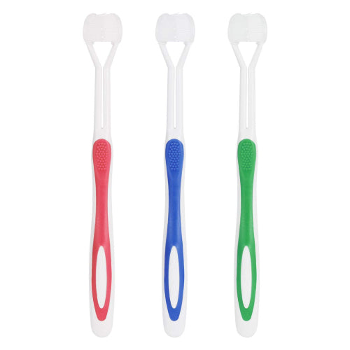 Three Sided Toothbrush