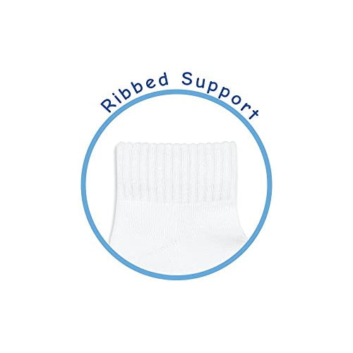 Jefferies Socks Low Seam Quarter Non-Cushion Socks - White